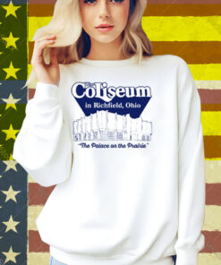 TravisKelces Wearing The Coliseum In Richfield, Ohio The Palace On The Prairie Shirt