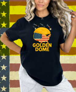 Trump Golden Dome Hair Shield USA Shirt