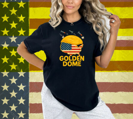 Trump Golden Dome Hair Shield USA Shirt