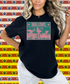 Wallows Info Wallows Model & More Usa Tour 2025 Shirt