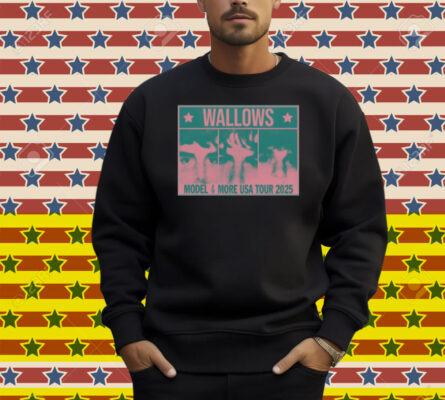 Wallows Info Wallows Model & More Usa Tour 2025 Shirt