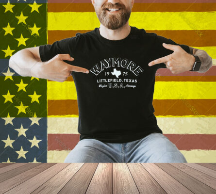 Waylon Jennings Littlefield Texas Waymore USA 1975 Shirt