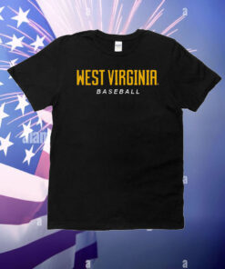 West Virginia Baseball Logo Stack T-Shirt