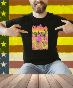 Wharflurch Psychedelic Realms Ov Hell Skeleton Shirt