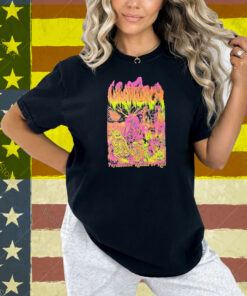 Wharflurch Psychedelic Realms Ov Hell Skeleton Shirt