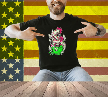 Wharflurch Psychedelic Skull Shirt