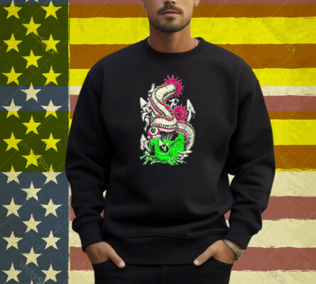 Wharflurch Psychedelic Skull Shirt