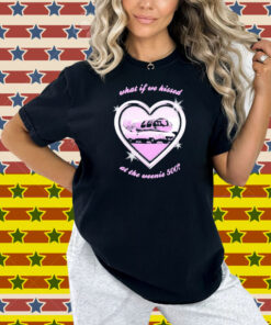 What If We Kissed At The Weenie 500 Kissin At The Race Heart Shirt