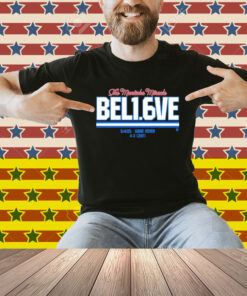 Winnipeg Jets The Manitoba Miracle Believe In 1.6 Seconds Left 54 Game Seven 4 3 20T Shirt