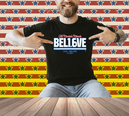 Winnipeg Jets The Manitoba Miracle Believe In 1.6 Seconds Left 54 Game Seven 4 3 20T Shirt