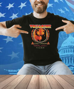 Wolfmother US Gypsy Caravan Itinerary Tour 2016 Shirt