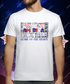 4th of July America Red White & Blue 1776 T-Shirt