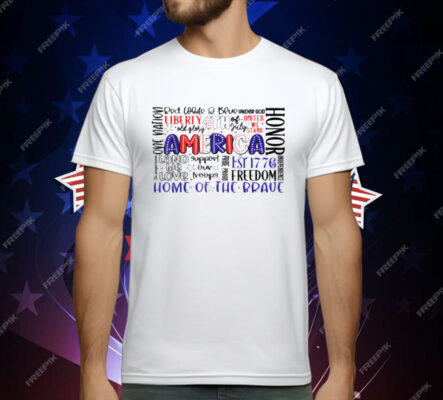 4th of July America Red White & Blue 1776 T-Shirt