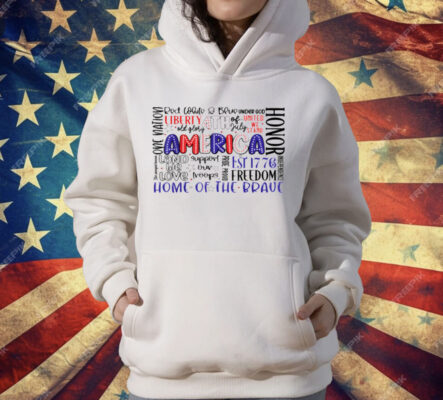 4th of July America Red White & Blue 1776 T-Shirt