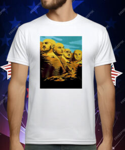 Alex Caruso’s Head On Every Spot On Mount Rushmore A T-Shirt