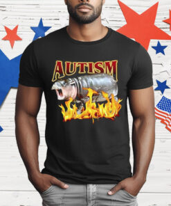 Autism Moo Deng Fire T-Shirt