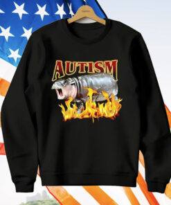 Autism Moo Deng Fire T-Shirt