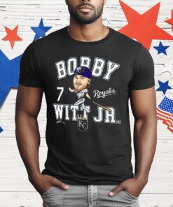 Bobby Witt Jr. Kansas City Royals Caricature T-Shirt