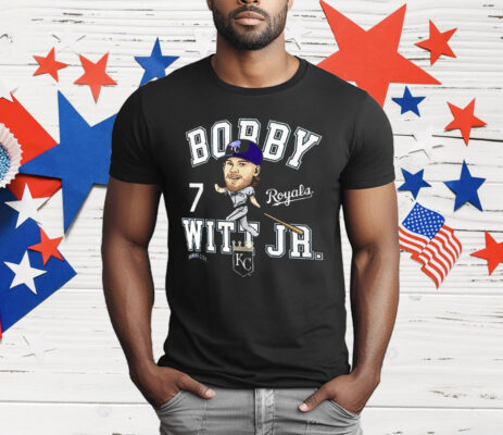 Bobby Witt Jr. Kansas City Royals Caricature T-Shirt