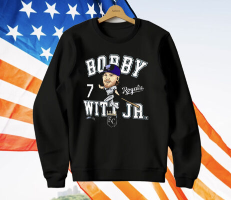 Bobby Witt Jr. Kansas City Royals Caricature T-Shirt