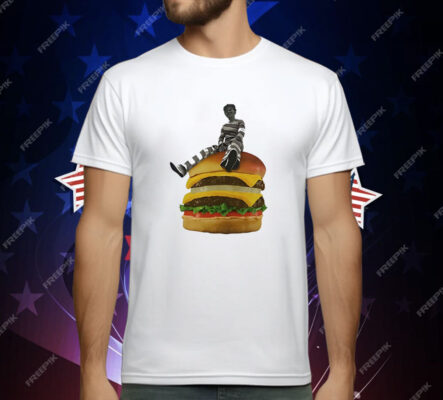 Burger Break Stripes On A Stack T-Shirt