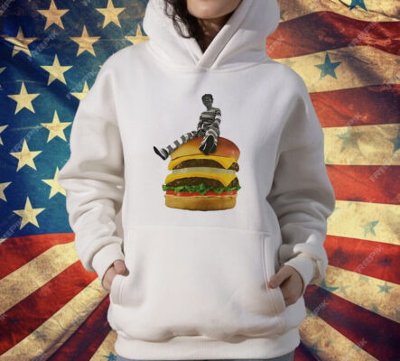 Burger Break Stripes On A Stack T-Shirt