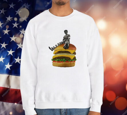 Burger Break Stripes On A Stack T-Shirt