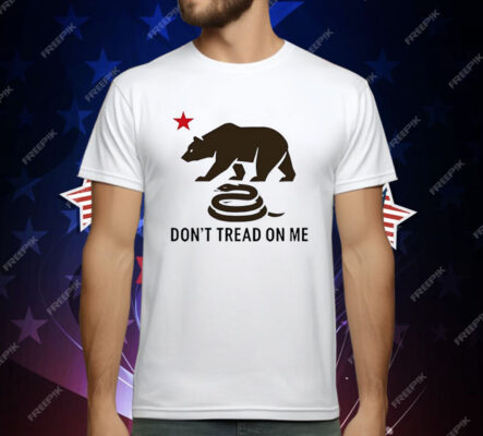 California Don’t Treat On Me Bear And Snake T-Shirt
