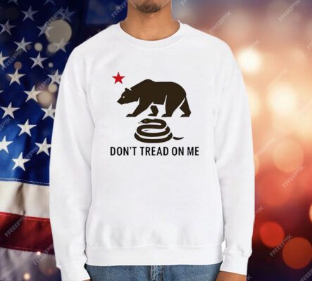 California Don’t Treat On Me Bear And Snake T-Shirt