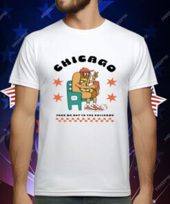 Chicago Hot Dog Mascot Take Me Out To The Ballgame Premium Youth T-Shirt
