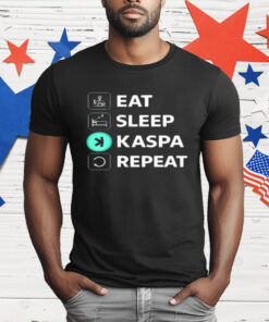 Eat Sleep Kaspa Repeat T-Shirt