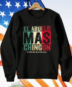 El Abuelo Mas Chingon Jefe Con Gran Corazon T-Shirt