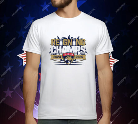 Florida Panthers Reigning Champs Back To Back Stanley Cup T-Shirt