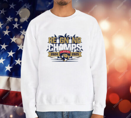Florida Panthers Reigning Champs Back To Back Stanley Cup T-Shirt