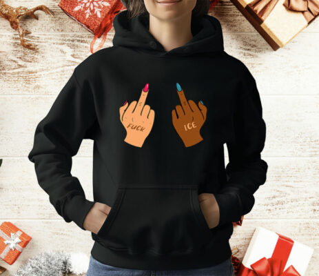 Fuck Ice Middle Fingers Protect Immigrants Anti T-Shirt
