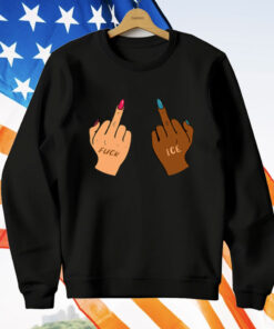 Fuck Ice Middle Fingers Protect Immigrants Anti T-Shirt