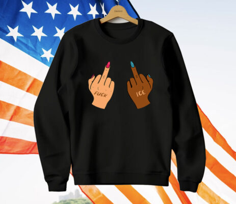 Fuck Ice Middle Fingers Protect Immigrants Anti T-Shirt