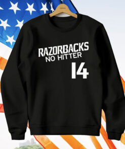 Gage Wood Arkansas Razorbacks 2025 NCAA Baseball Men’s College World Series No-Hitter T-Shirt