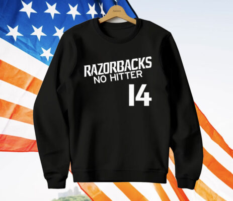 Gage Wood Arkansas Razorbacks 2025 NCAA Baseball Men’s College World Series No-Hitter T-Shirt
