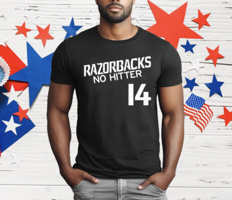 Gage Wood Arkansas Razorbacks 2025 NCAA Baseball Men’s College World Series No-Hitter T-Shirt