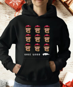 Gage Wood Arkansas Razorbacks T-Shirt