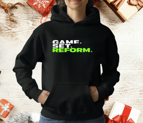 Game Set Reform Tennis T-Shirt