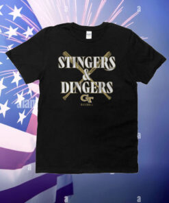 Georgia Tech Baseball Stingers & Dingers T-Shirt