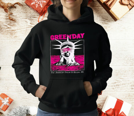 Green Day Blindfolded Lady Liberty The American Dream Is Killing Me T-Shirt