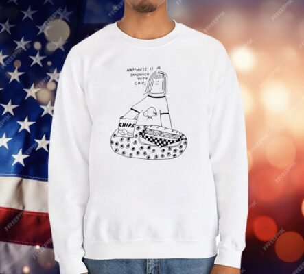 Happiness Is A Sandwich With Chips T-Shirt