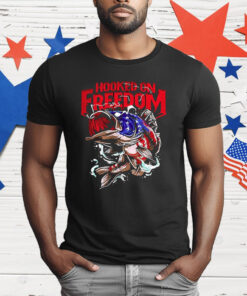 Hooked On Freedom Fish T-Shirt
