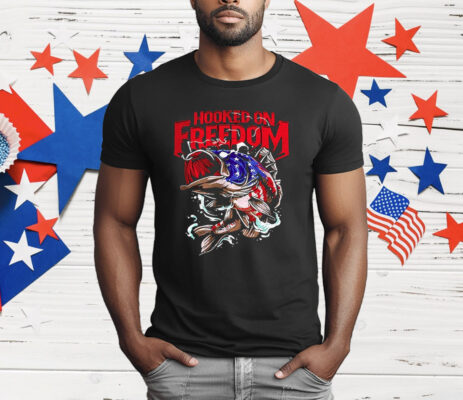 Hooked On Freedom Fish T-Shirt