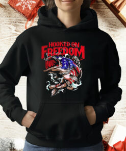 Hooked On Freedom Fish T-Shirt