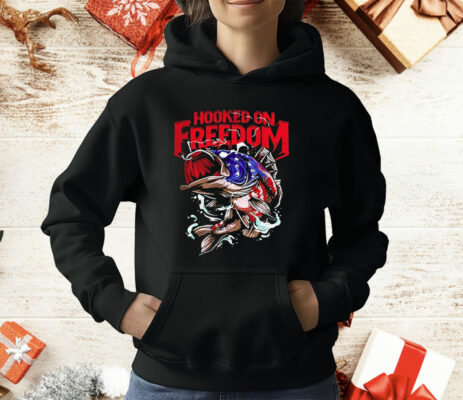 Hooked On Freedom Fish T-Shirt