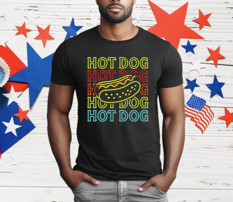 Hot Dog Neon T-Shirt